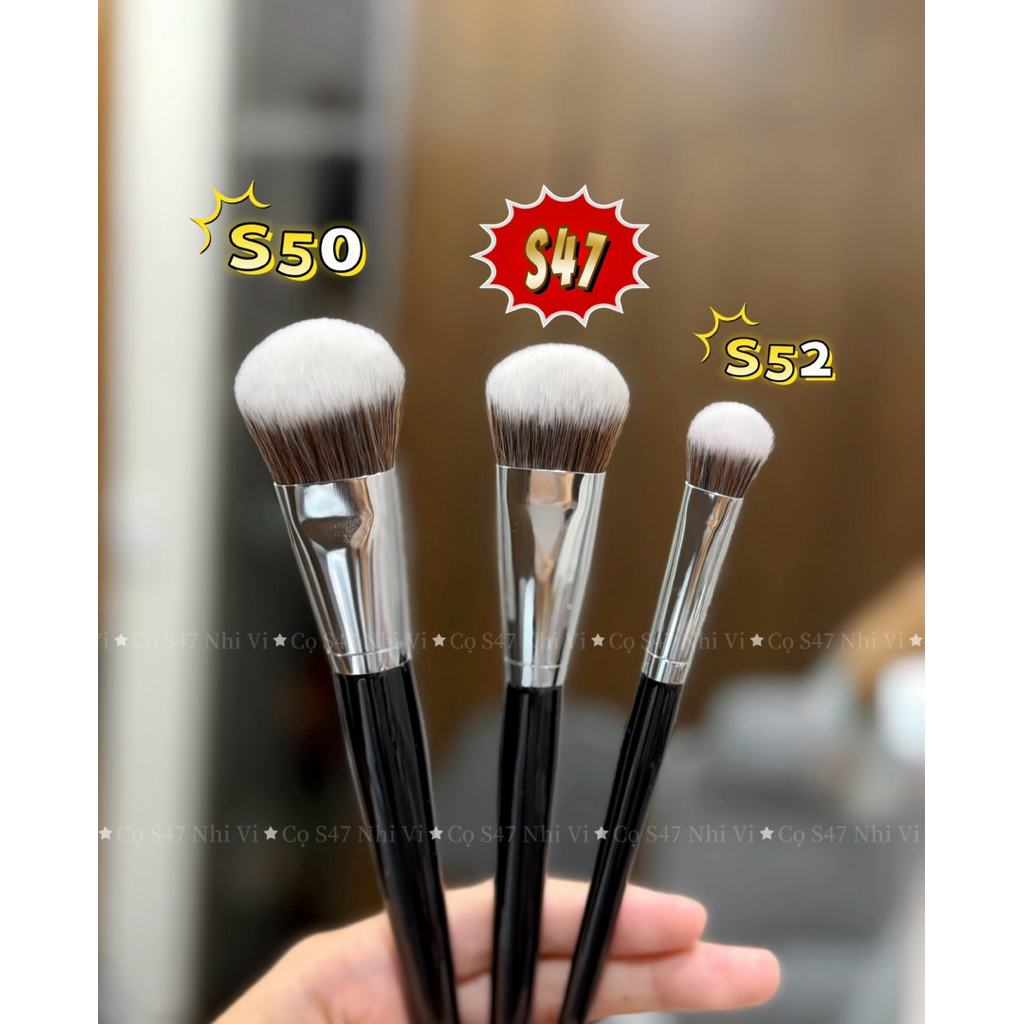 Cọ Đánh Nền, Cọ Đánh Má Hồng, Khối Kem & Cọ Che Khuyết Điểm Nhi Vi